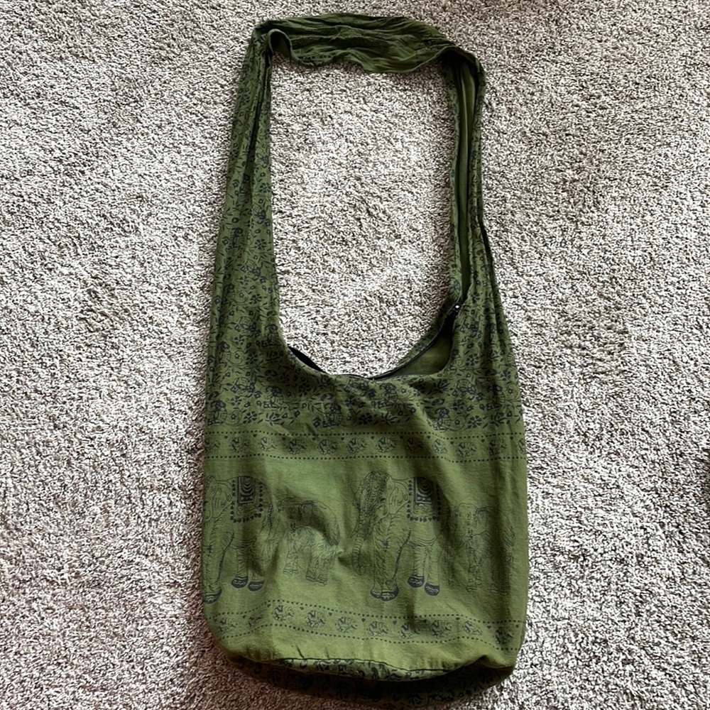 Slouchy Cotton Beach Bag from Cambodia